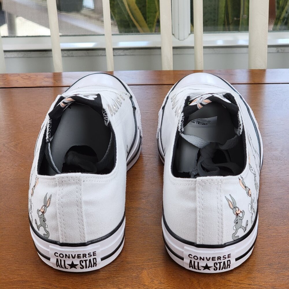 Converse x Bugs Bunny 80 Years CTAS Ox 169226F Grey/White/Black Multi Sizes Mens - Picture 4 of 14